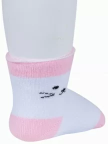 Детские махровые носки "Красная ветка", С-1618, БЕЛЫЕ