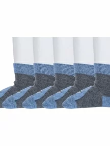 Комплект из 5 пар детских носков "Борисоглебский трикотаж", 5-8С774, СЕРЫЕ МЕЛАНЖ