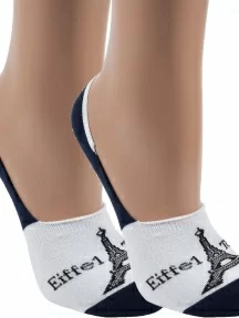 Комплект из 2 пар подследников unisex ХОХ FANTASY, 2-SF-6, БЕЛО-СИНИЕ