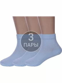 Комплект из 3 пар детских носков Альтаир, 3-Д82, ГОЛУБЫЕ