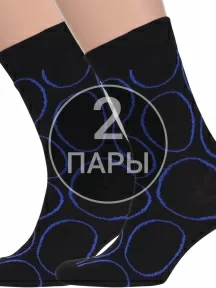 Комплект из 2 пар носков unisex ХОХ FANTASY, 2-XF-9, ЧЕРНЫЕ