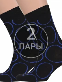 Комплект из 2 пар носков unisex ХОХ FANTASY, 2-XF-9, ЧЕРНЫЕ