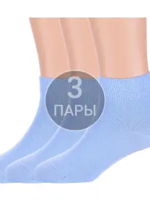Комплект из 3 пар детских носков Conte kids рис. 000, ГОЛУБЫЕ (3-5С-11СП)