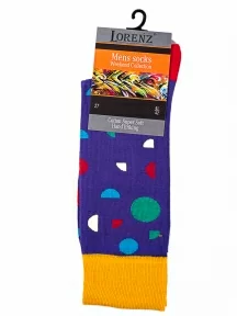 Мужские носки LORENZline, Е39, ФИОЛЕТОВЫЕ