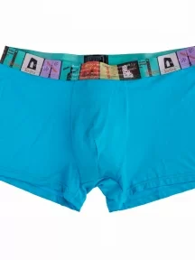 Мужские трусы-боксеры из вискозы Tuosite, TS8023-3, БИРЮЗОВЫЕ
