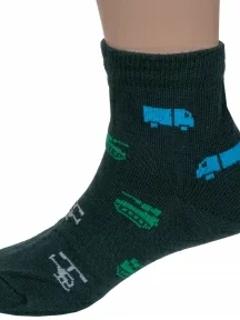 Комплект из 2 пар детских носков Альтаир, 2-А56, ТЕМНО-ЗЕЛЕНЫЕ