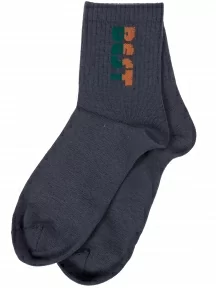 Детские спортивные носки "Борисоглебский трикотаж", 8СМ1002/1, ТЕМНО-СЕРЫЕ