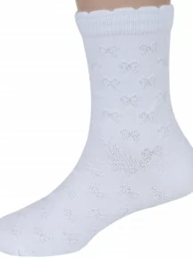 Детские носки RuSocks (Орудьевский трикотаж), Д3-13028, рис. 01, БЕЛЫЕ