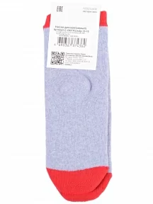 Детские махровые носки "Красная ветка", С-1607, СЕРЫЕ