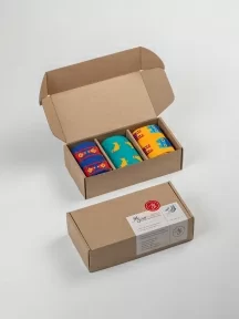 Набор из 3 пар мужских носков MSCLUB №М38, ВИ3-НМ38, микc 2 "Игра Цыпы"