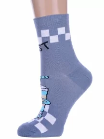 Детские носки Conte kids, 17С-10СП, рис. 938, ТЕМНО-СЕРЫЕ