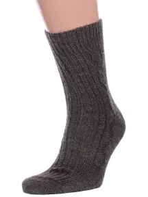 Мужские полушерстяные носки RuSocks (Орудьевский трикотаж) КОРИЧНЕВЫЕ (М-580)