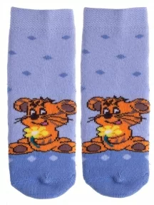 Детские махровые носки Брестские(БЧК), 14С3060, рис. 821, БЛЕДНО-ГОЛУБЫЕ