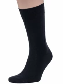 Набор из 8 пар мужских хлопковых носков (ТМ Grinston socks), PG-17D1-8k, ЧЕРНЫЕ