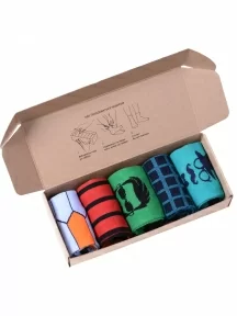 Набор из 5 пар мужских носков MSCLUB №М01, ВИ5-НМ1, микс 1