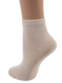 Женские бамбуковые носки в сеточку ХОХ, G-5R2, БЕЖЕВЫЕ
