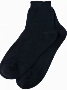 Детские носки из 100% хлопка "НАШЕ" Смоленской чулочной фабрики, С115, рис. 1, ЧЕРНЫЕ №1