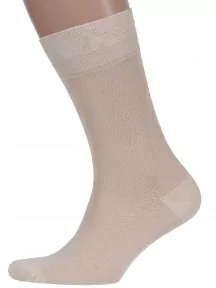 Комплект из 3 пар мужских бамбуковых носков ХОХ, 3-X-1114, БЕЖЕВЫЕ