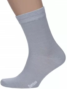 Мужские бамбуковые носки VASILINA, 3С4110, СВЕТЛО-СЕРЫЕ