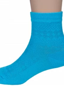 Детские носки "Носкофф" (АЛСУ), АС56, рис. 003, БИРЮЗОВЫЕ