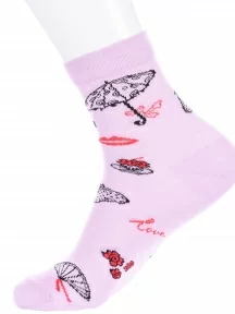 Детские носки LORENZline, П6, СИРЕНЕВЫЕ