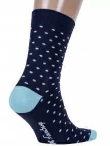 Носки unisex ХОХ FANTASY, XF-27, ТЕМНО-СИНИЕ с бирюзовым