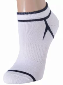 Женские короткие носки LORENZline, С24, БЕЛЫЕ