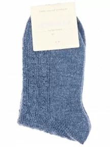 Женские полушерстяные носки RuSocks (Орудьевский трикотаж), Ж-185, ДЖИНСОВЫЕ
