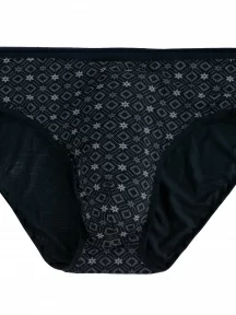 Мужские бамбуковые трусы-слипы SERGIO DALLINI, SG2932-1, ЧЕРНЫЕ