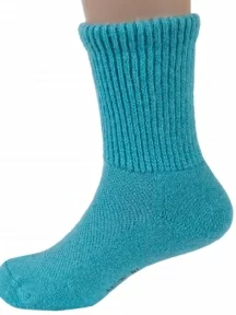 Детские носки из монгольской шерсти (Монголка), 02131, БИРЮЗОВЫЕ