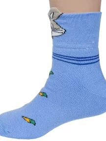Детские махровые носки LORENZline, Л3, ГОЛУБЫЕ