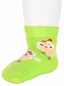 Детские махровые носки Брестские (БЧК), 14С3060, рис. 846, ЗЕЛЕНОЕ ЯБЛОКО