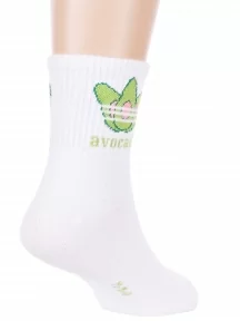 Детские спортивные носки Hobby Line, Ндх3592-07, БЕЛЫЕ