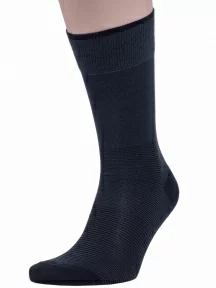 Комплект из 3 пар мужских носков Sergio Di Calze (PINGONS) из мерсеризованного хлопка, 3-17SC4, ЧЕРНЫЕ