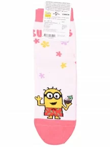 Женские носки серии Миньоны Брестские (БЧК), 20С1124, рис. 497, СВЕТЛО-РОЗОВЫЕ