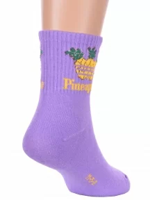 Детские спортивные носки Hobby Line, Ндх3592-07, СИРЕНЕВЫЕ