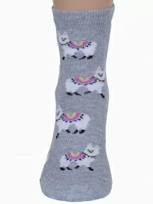 Детские носки RuSocks (Орудьевский трикотаж), Д3-13047, рис. 02, СВЕТЛО-СЕРЫЕ