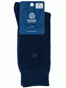Мужские носки "НАШЕ" Смоленской чулочной фабрики, 7С161, рис. 1, ТЕМНО-СИНИЕ №3-1