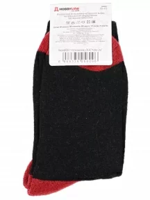 Женские теплые махровые носки Hobby Line, Нжамв6008-11, ЧЕРНЫЕ