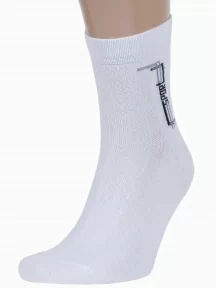 Комплект из 5 пар мужских носков Гамма, 5-С538, БЕЛЫЕ