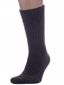 Мужские полушерстяные носки RuSocks (Орудьевский трикотаж), М-580, ТЕМНО-СЕРЫЕ