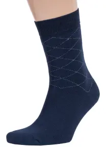 Мужские махровые носки RuSocks (Орудьевский трикотаж) ТЕМНО-СИНИЕ (М3-33063)