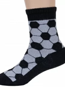 Детские носки "Красная ветка", С-545, СЕРО-ЧЕРНЫЕ