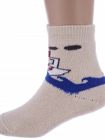 Детские махровые носки Альтаир, С108, СВЕТЛО-БЕЖЕВЫЕ