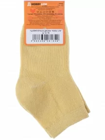 Детские носки Hobby Line, 3540-9, ЖЕЛТЫЕ