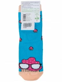 Детские носки "Борисоглебский трикотаж", 8СД1003/1, БИРЮЗОВЫЕ