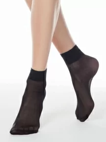 Женские носки Conte, 14С-56СП/Tension soft 20Н, Nero, черные