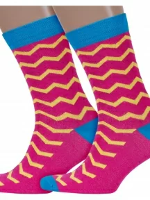 Комплект из 2 пар носков ХОХ FANTASY, 2-XF, XF-22, РОЗОВЫЕ