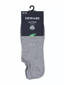 Мужские ультракороткие носки DiWaRi, 17С-144СП, рис. 000, СЕРЫЕ