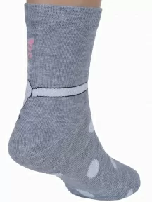 Детские носки RuSocks (Орудьевский трикотаж), Д3-13030, рис. 01, СВЕТЛО-СЕРЫЕ